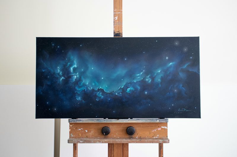 In the Deep, an original oil painting by Savannah Morgan