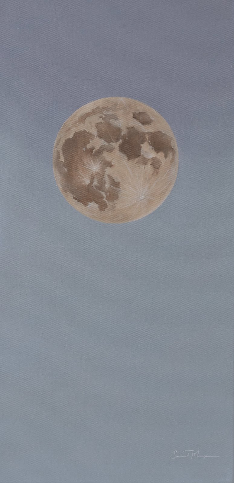 November's Moon, detail view 1
