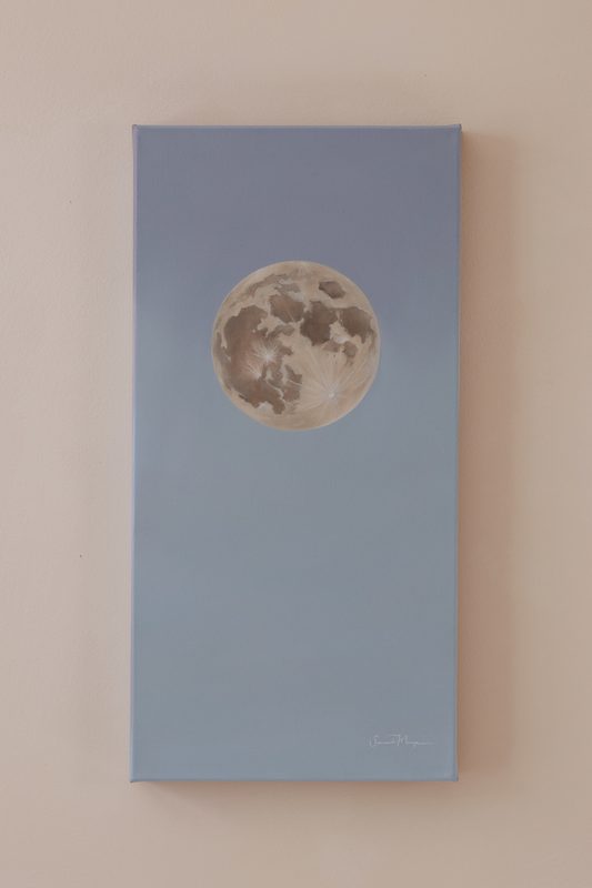 November's Moon, an original oil painting by Savannah Morgan