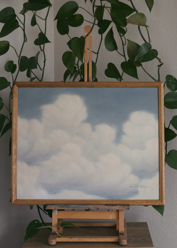 Opal Drift, an original oil painting by Savannah Morgan