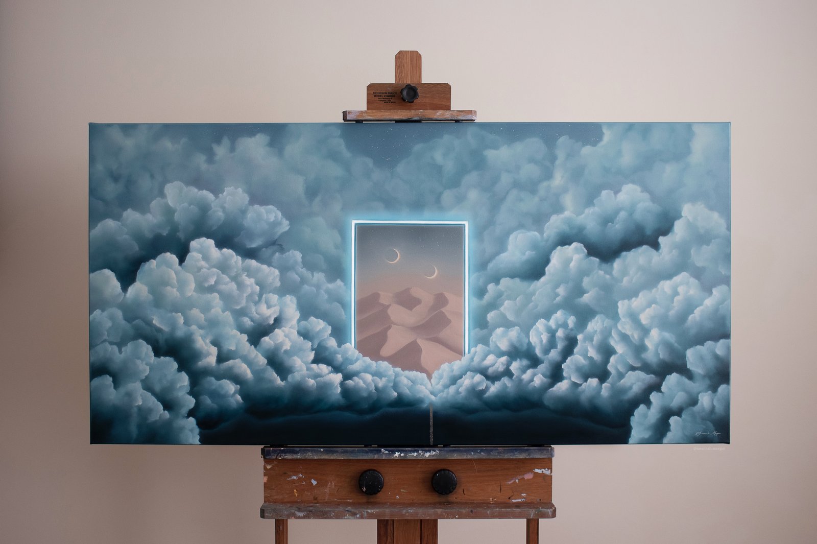 Outside of Time, an original oil painting by Savannah Morgan