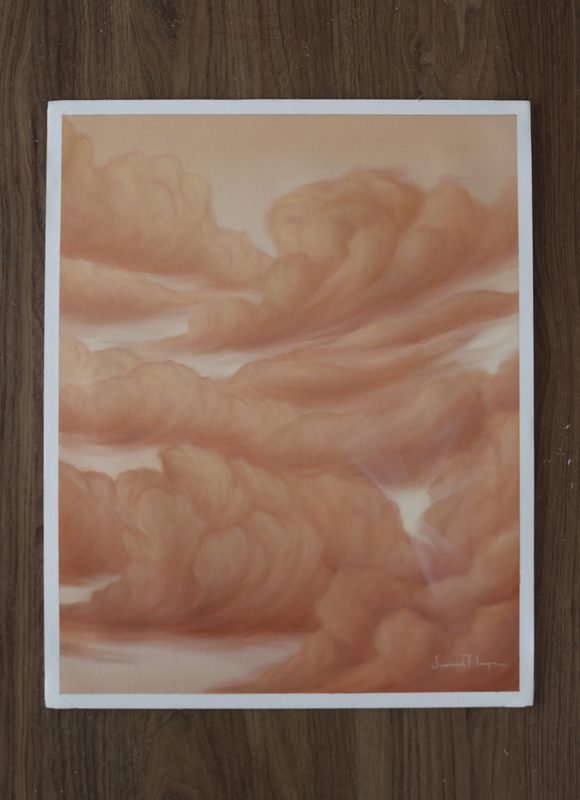 Sienna Sky, an original oil painting by Savannah Morgan