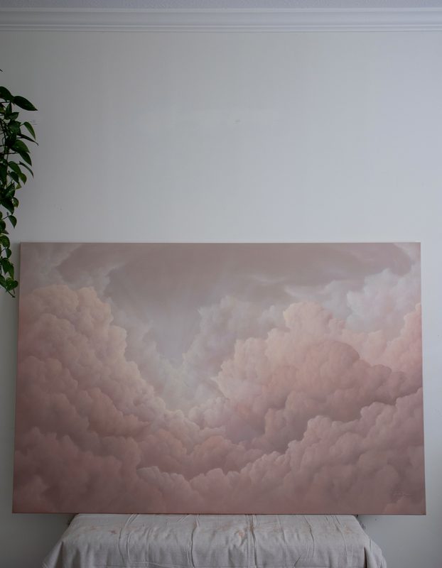 Up & Away, an original oil painting by Savannah Morgan